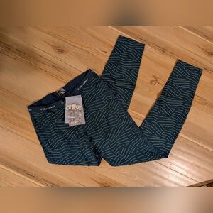 NEW icebreaker merino wool oasis 200 leggings kids 14 large